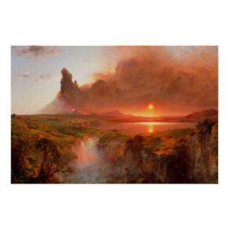 Cotopaxi by Frederic Edwin Church, 1862. Volcano, Poster