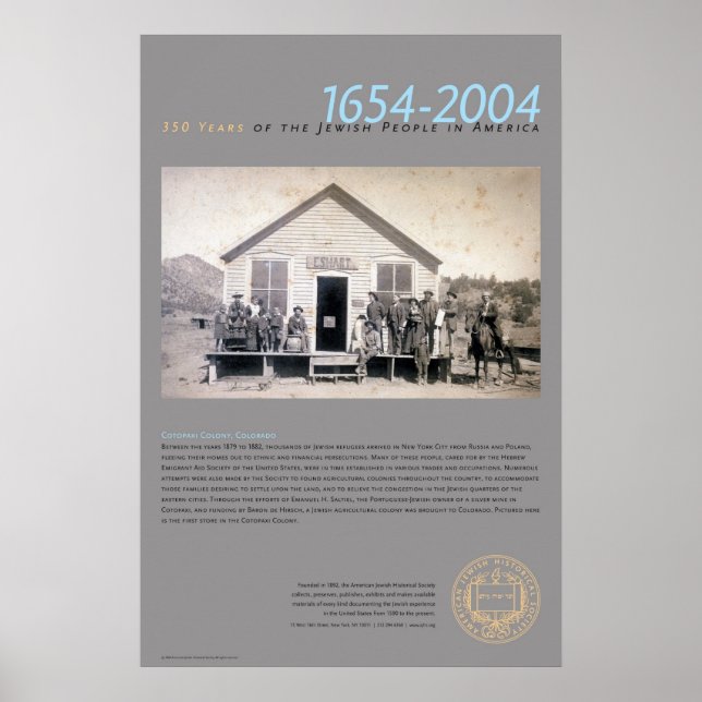 Cotopaxi Colony, Colorado Poster (Front)