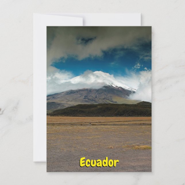Cotopaxi, Ecuador card (Front)