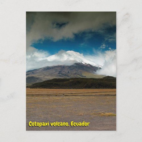 Cotopaxi Ecuador Postcard