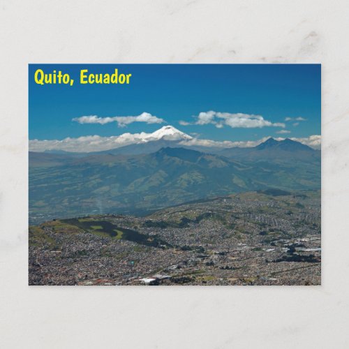 Cotopaxi  Quito Postcard