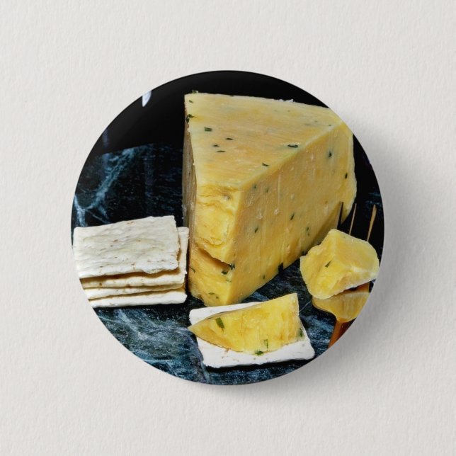 Cotswold Double Gloucester Cheese Button (Front)