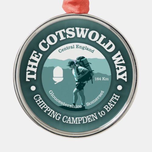 Cotswold Way T Metal Ornament