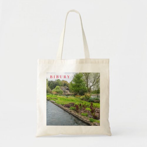 Cotswolds Bibury view tote bag