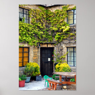 Cotswolds Cottage Bourton on the Water UK Poster