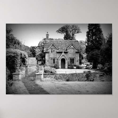 Cotswolds Cottage Westonbirt Arboretum England Poster