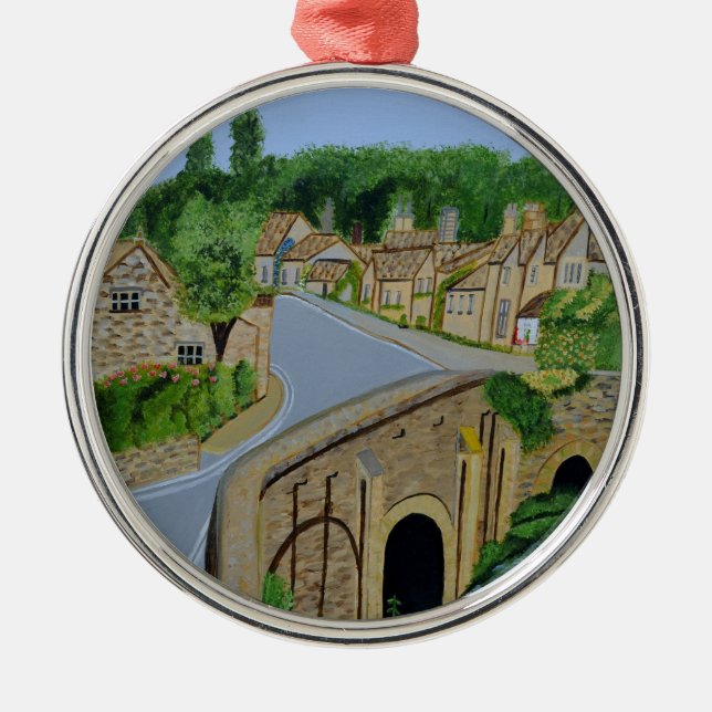 Cotswolds England Metal Ornament (Front)