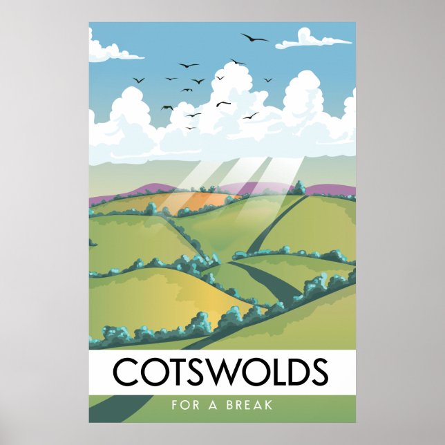 Cotswolds For a Break. Poster (Front)