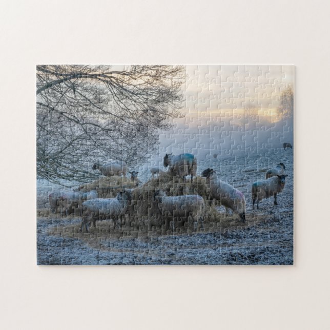 Cotswolds in Winter Jigsaw Puzzle (Horizontal)