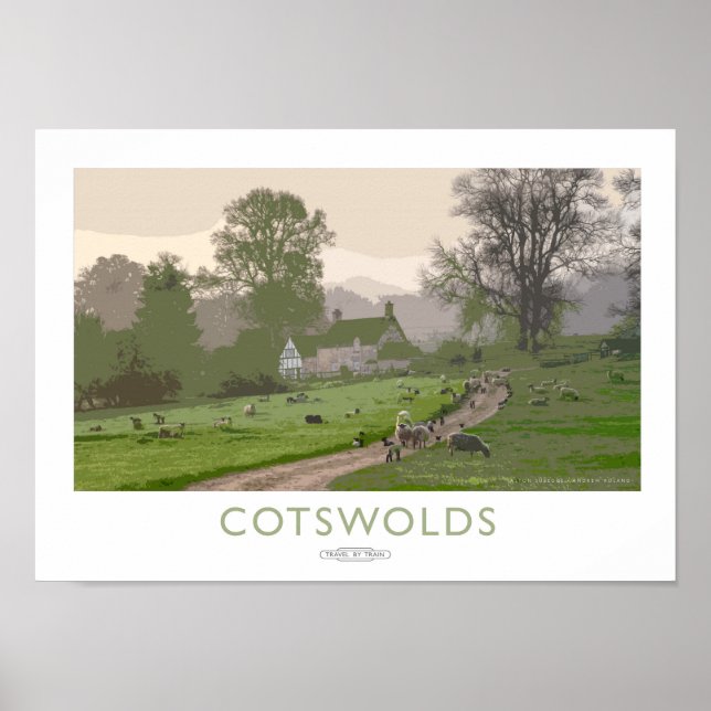 Cotswolds Railway Poster (Front)