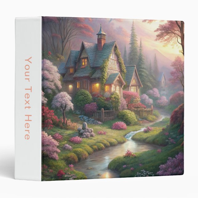 Cottage and Garden 3 Ring Binder (Front/Spine)