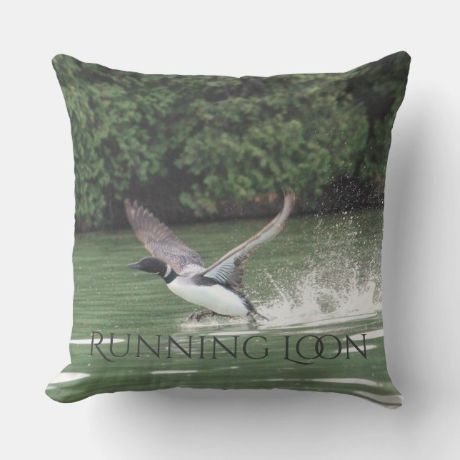 Cottage Art Throw Pillow (Front)