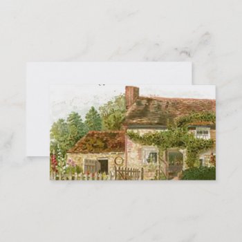 Cottage Business Card by KraftyKays at Zazzle