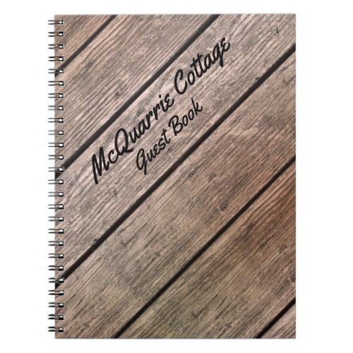 Cottage Cabin or Boat Guest Book