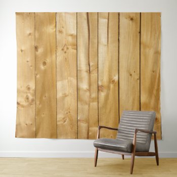 Cottage Chic Faux Wood Panels Tapestry by jetglo at Zazzle
