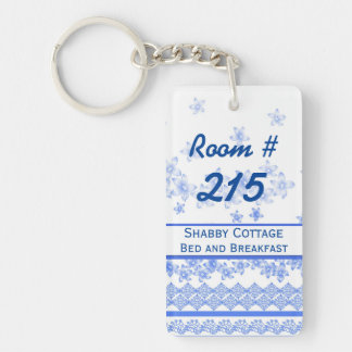 Cottage Chic Inn Room Keychain