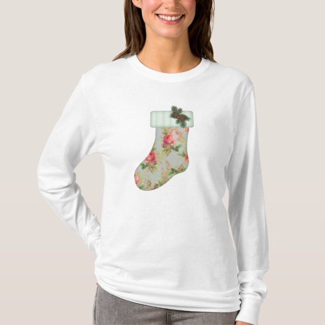 Cottage Christmas Stocking Shirt (Front)