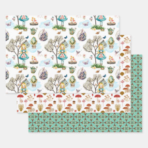 COTTAGE CORE ASSORTMENT WRAPPING PAPER SHEETS