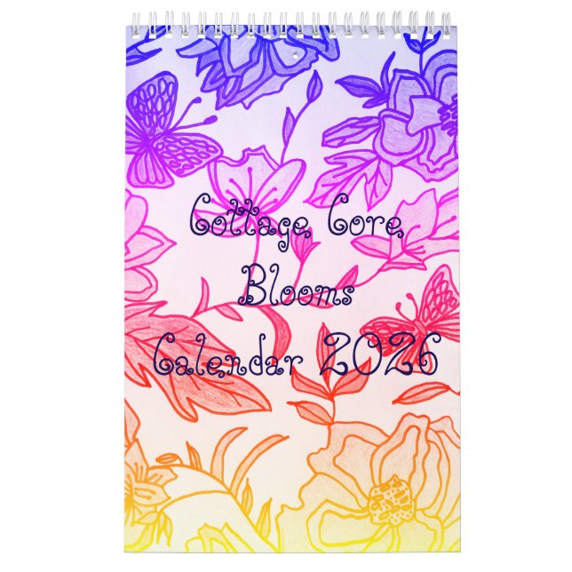 Cottage Core Calendar 2026 (Cover)