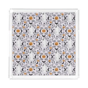 Cottage core Halloween Acrylic Tray