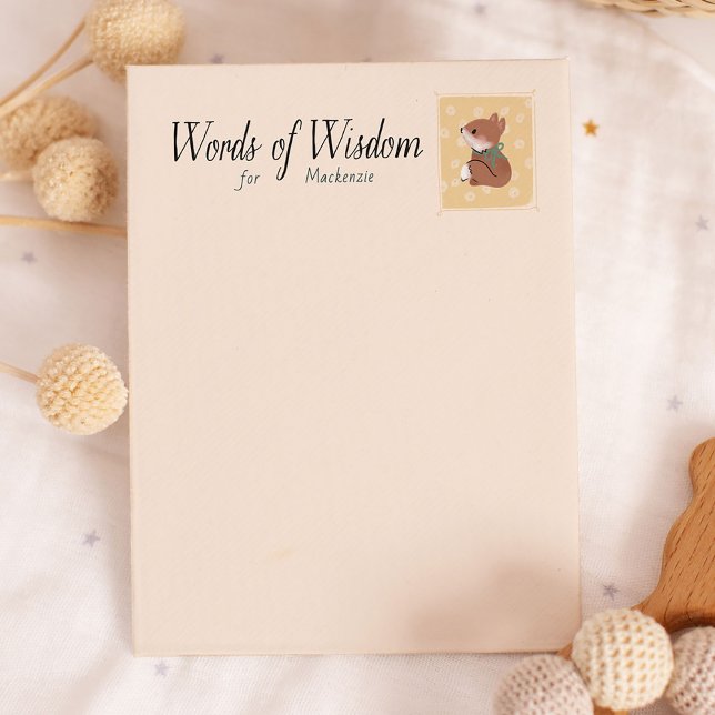 "Cottage Core Woodland" Words of Wisdom Enclosure Card (Creator Uploaded)