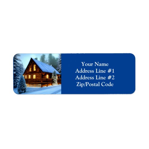 Cottage Country Northern Pine Cabin Label
