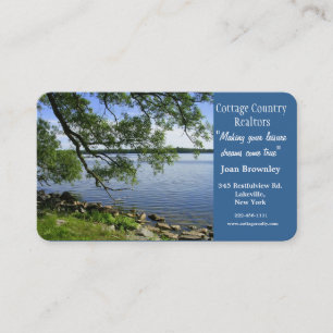 Cottage Country Realty Business-Lake View Business Card