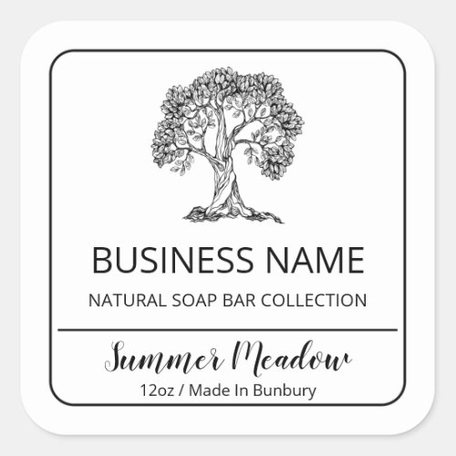 Cottage Feel White Soap Bar Product Labels