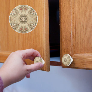 Cottage Floral Traditions  Ceramic Knob