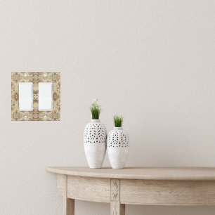 Cottage Floral Traditions Double Rocker Light Switch Cover
