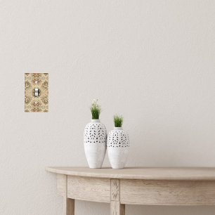 Cottage Floral Traditions Single Toggle Light Switch Cover