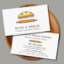 Cottage Food Home Bakery Bread Logo