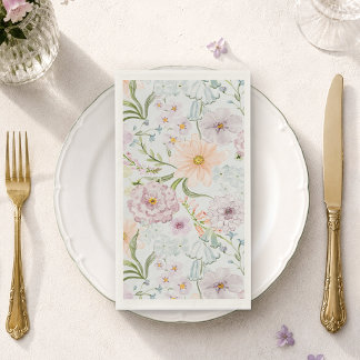 Cottage Garden Floral Guest Towel
