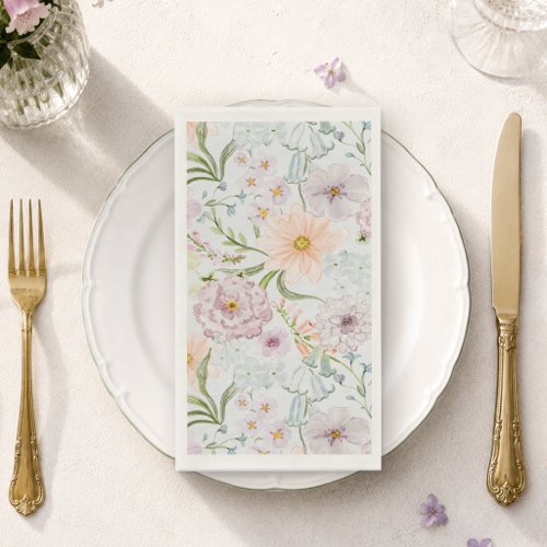 Cottage Garden Floral Guest Towel