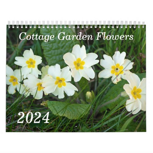 Cottage Garden Flowers 2024 Calendar