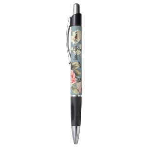 Cottage Garden Flowers Pattern Personalized Pen