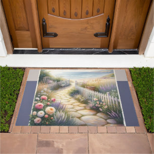Cottage Garden Path to the Sea Doormat