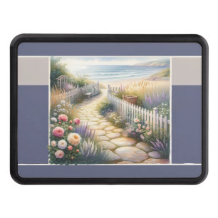 Cottage Garden Path to the Sea Hitch Cover