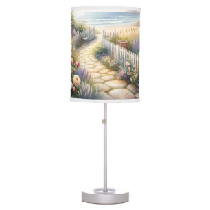 Cottage Garden Path to the Sea Table Lamp