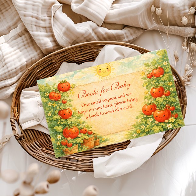 Cottage Garden Tomato Books for Baby Enclosure Card (Creator Uploaded)