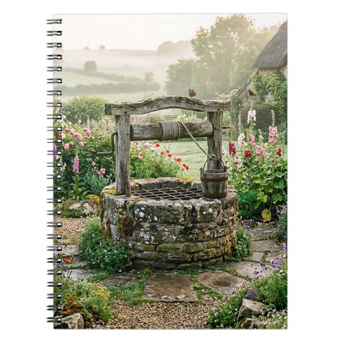 Cottage Garden Well Notebook