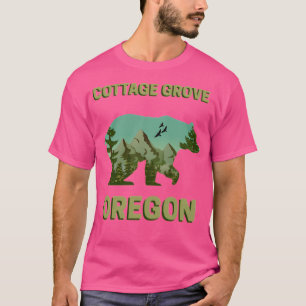 Cottage Grove Oregon Mountains - Bear Landscape Ac T-Shirt