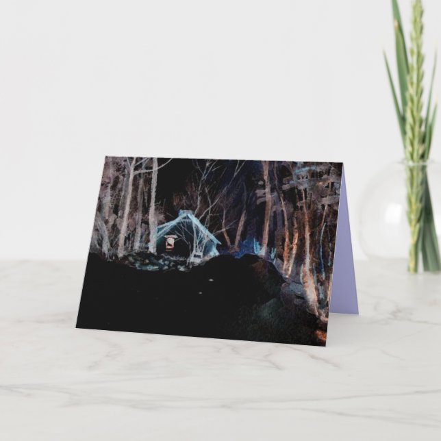 cottage holiday card (Front)