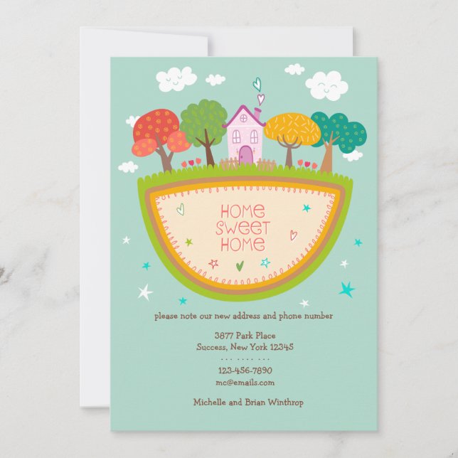 Cottage Home Moving Announcement (Front)