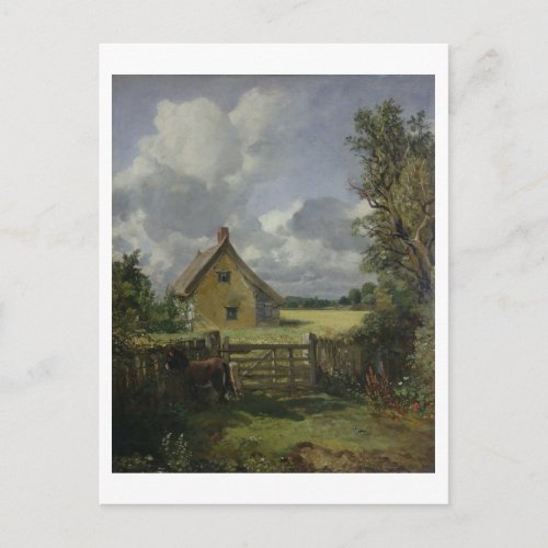 Cottage in a Cornfield 1833 Postcard
