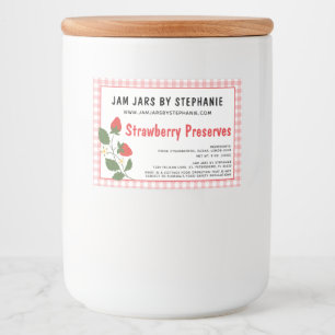 Cottage Industry Required Text Fruit Preserves Food Label