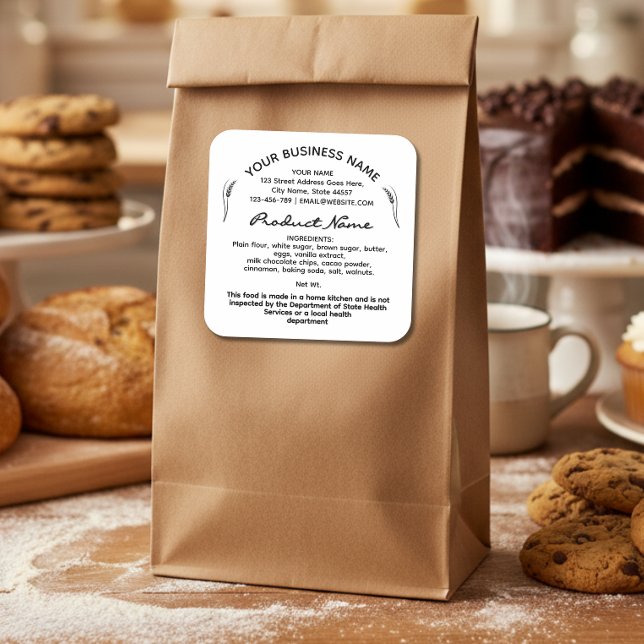 Cottage Law Food label sticker (Creator Uploaded)