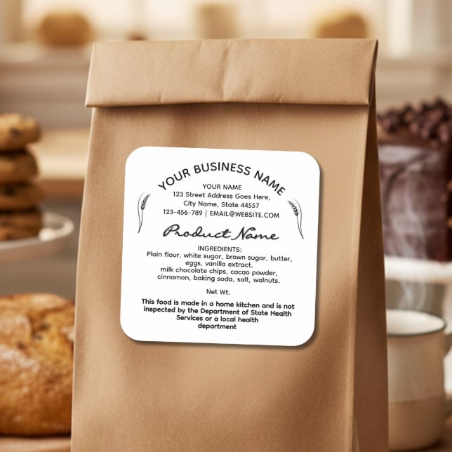 Cottage Law Food label sticker (Creator Uploaded)