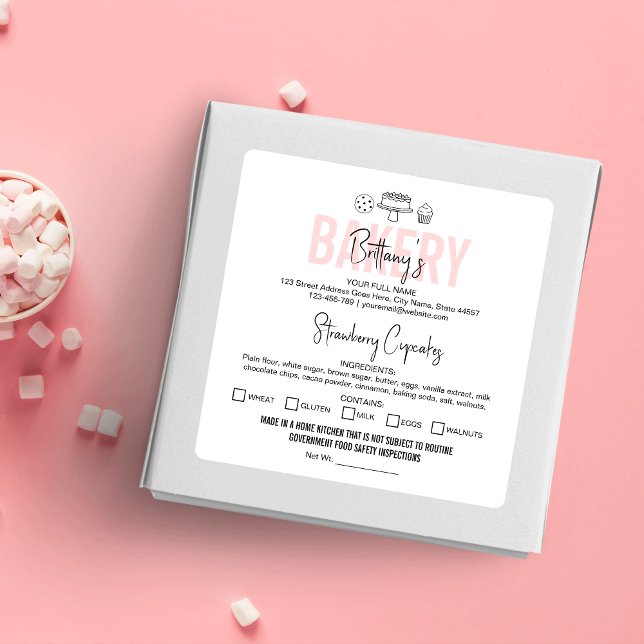 Cottage Law Label Bakery Feminine Ingredients (Creator Uploaded)