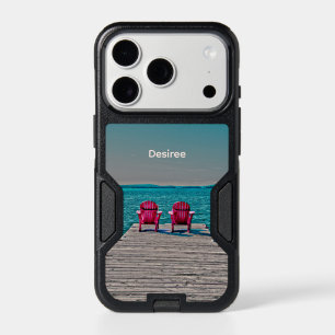 Cottage Life Lakehouse Beach Chairs Blue Sky iPhone 17 Pro Case